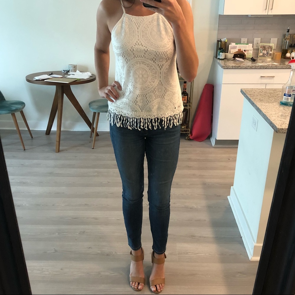 Fun fringe top!